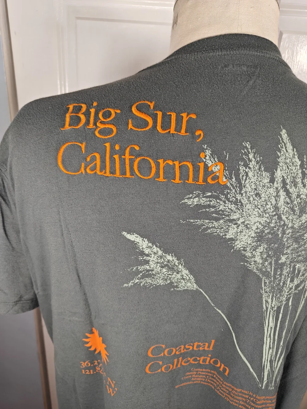 Old Navy Mens XXL Dark Green Big Sur California Coastal Graphic T-Shirt